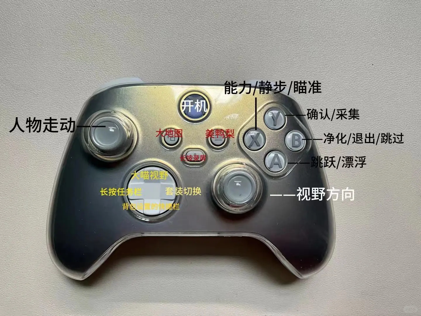 无限暖暖Xbox手柄文字版