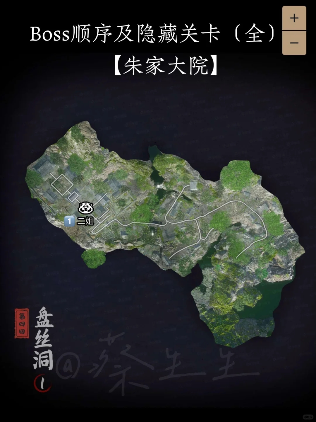 黑神话悟空：盘丝洞地图🗺️（boss顺序及打法）