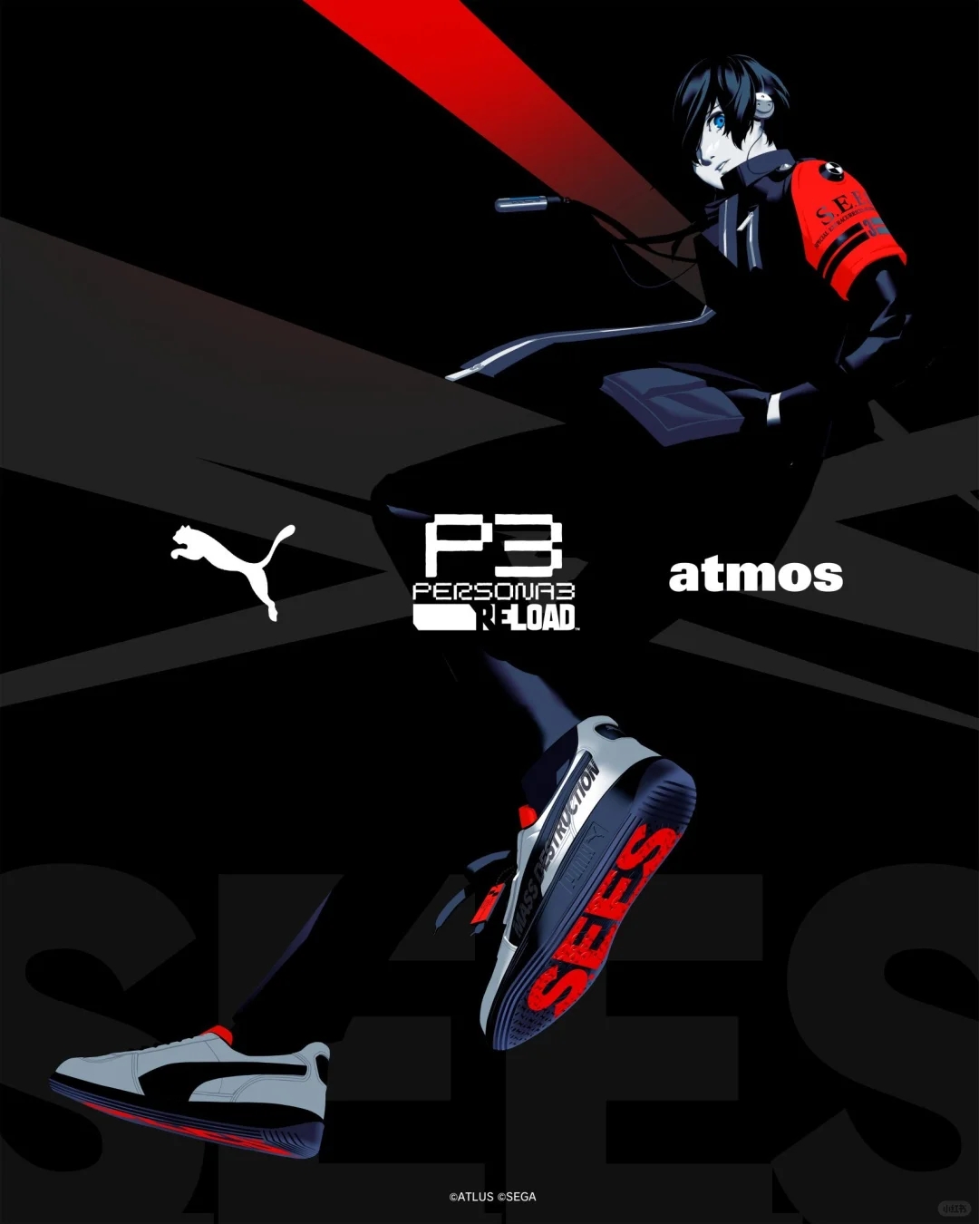 P3R✖️Puma✖️Atmos 推出联名鞋！看起来好精致