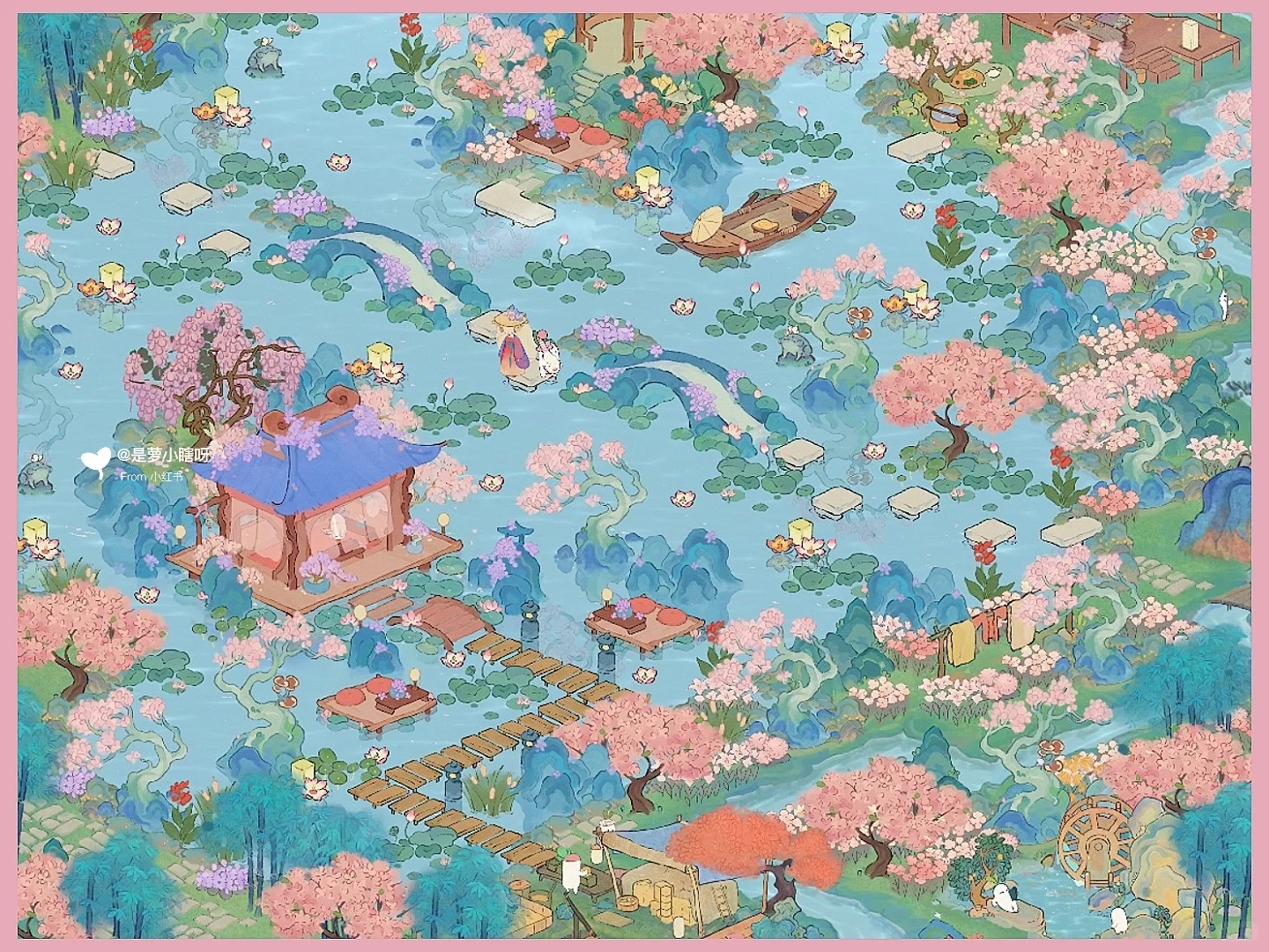 非鬼亦非仙，一曲桃花水🌸🍃