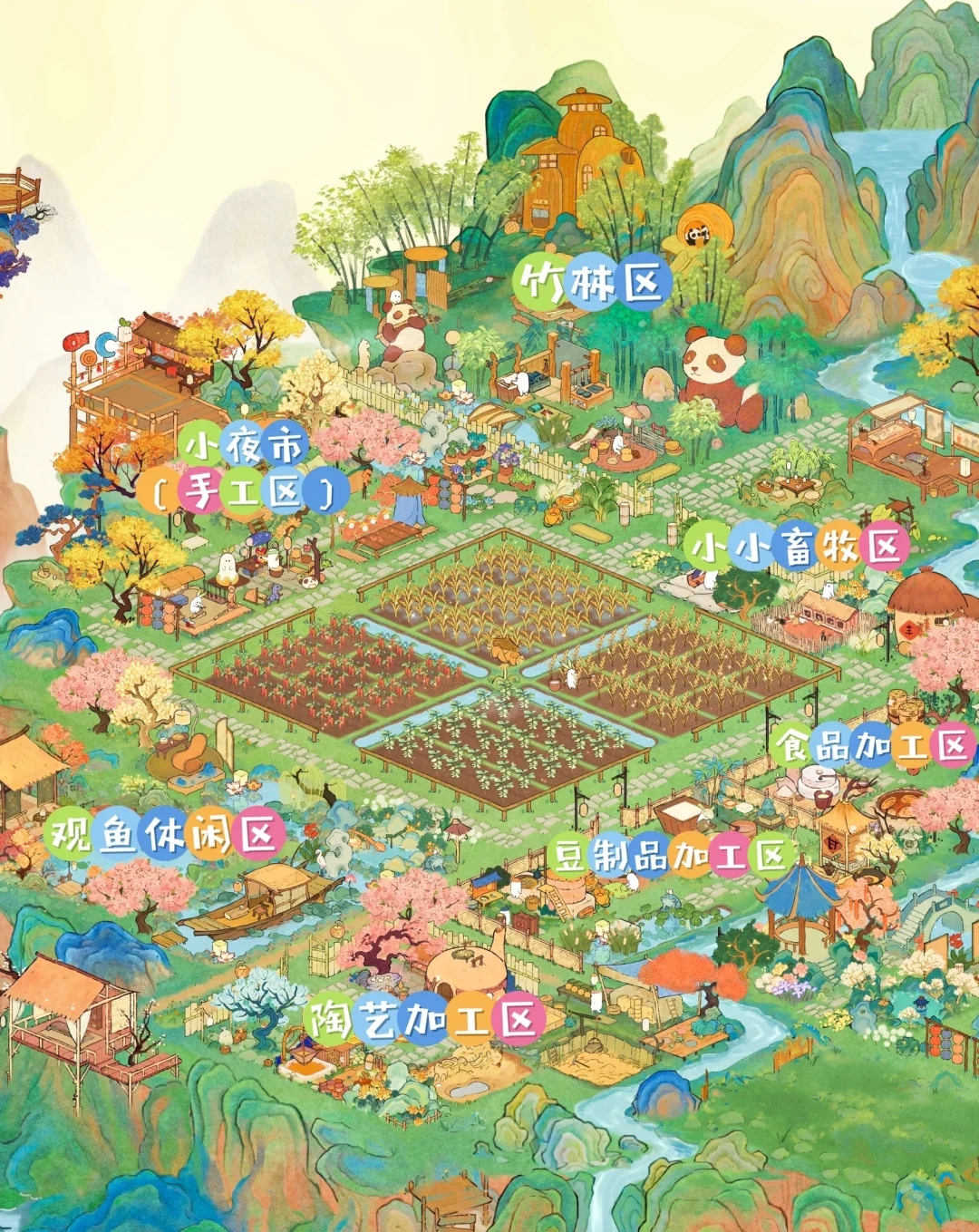 🌾桃源深处有人家·二岛实用型布局·附地基🌾